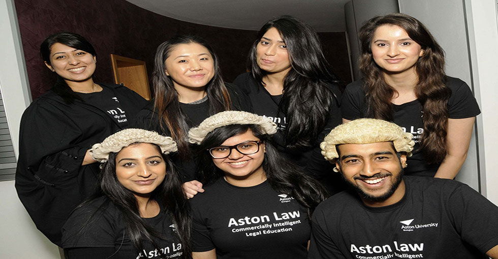Aston University Law students
