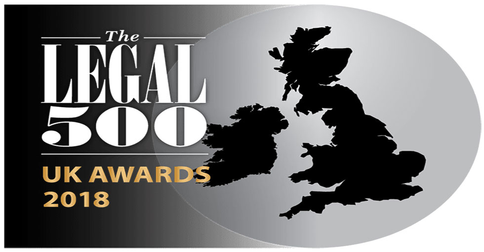 Legals 500 UK Awards 2018