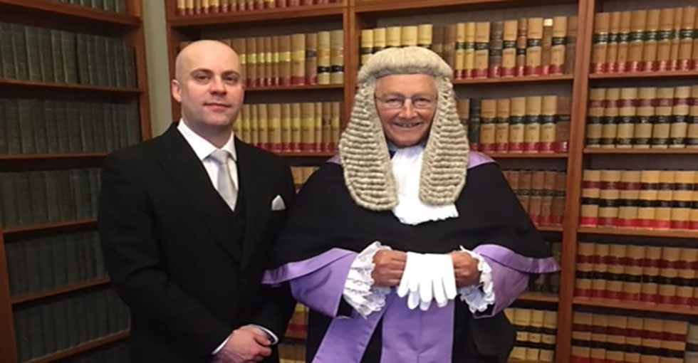 Judge Stephen Thomas and Phil Jones