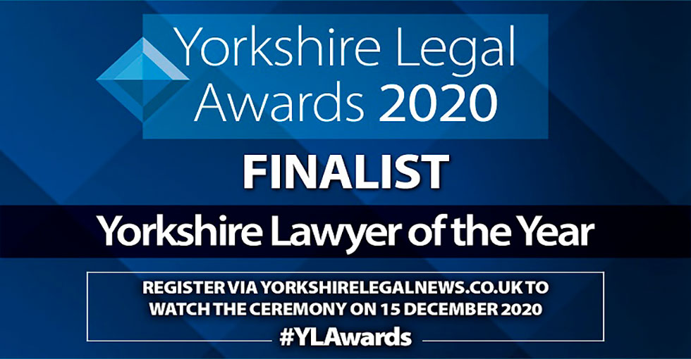 Yorkshire Legal Awards finalist 2020