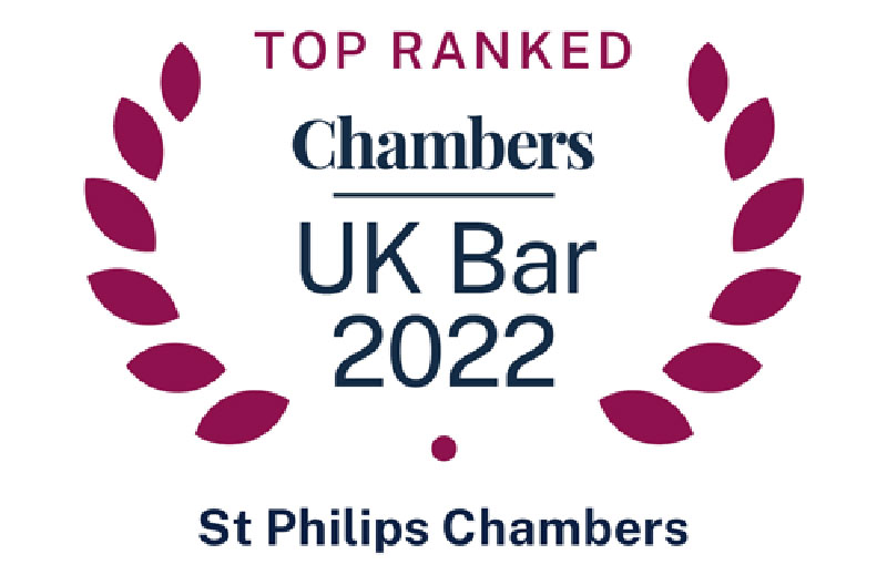 Chambers UK Bar 2022 Top Ranked Logo