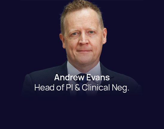 Andrew Evans - Head of Personal Injury and Clinical Negligence Group