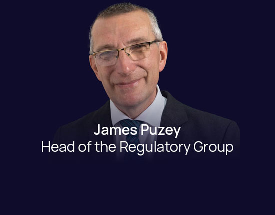 James Puzey - Head of Regulatory Group