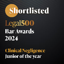 Clinical Negligence Junior of the Year